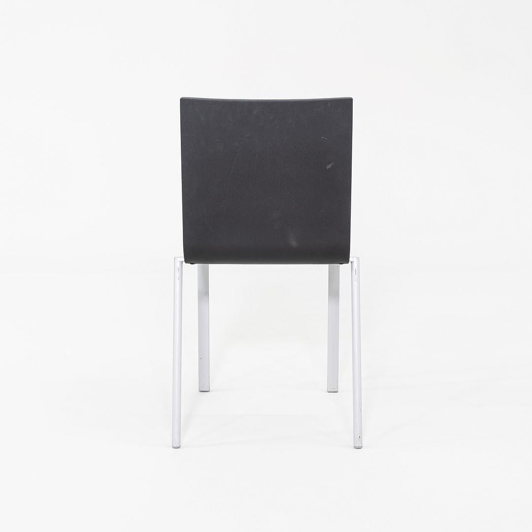 2002 Maarten van Severen für Vitra .03 Stapelbare Esszimmerstühle in Schwarz (21. Jahrhundert und zeitgenössisch)