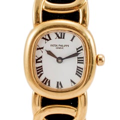 2002 Patek Philippe Golden Ellipse 23MM 4830J 18K Yellow Gold Ladies Watch