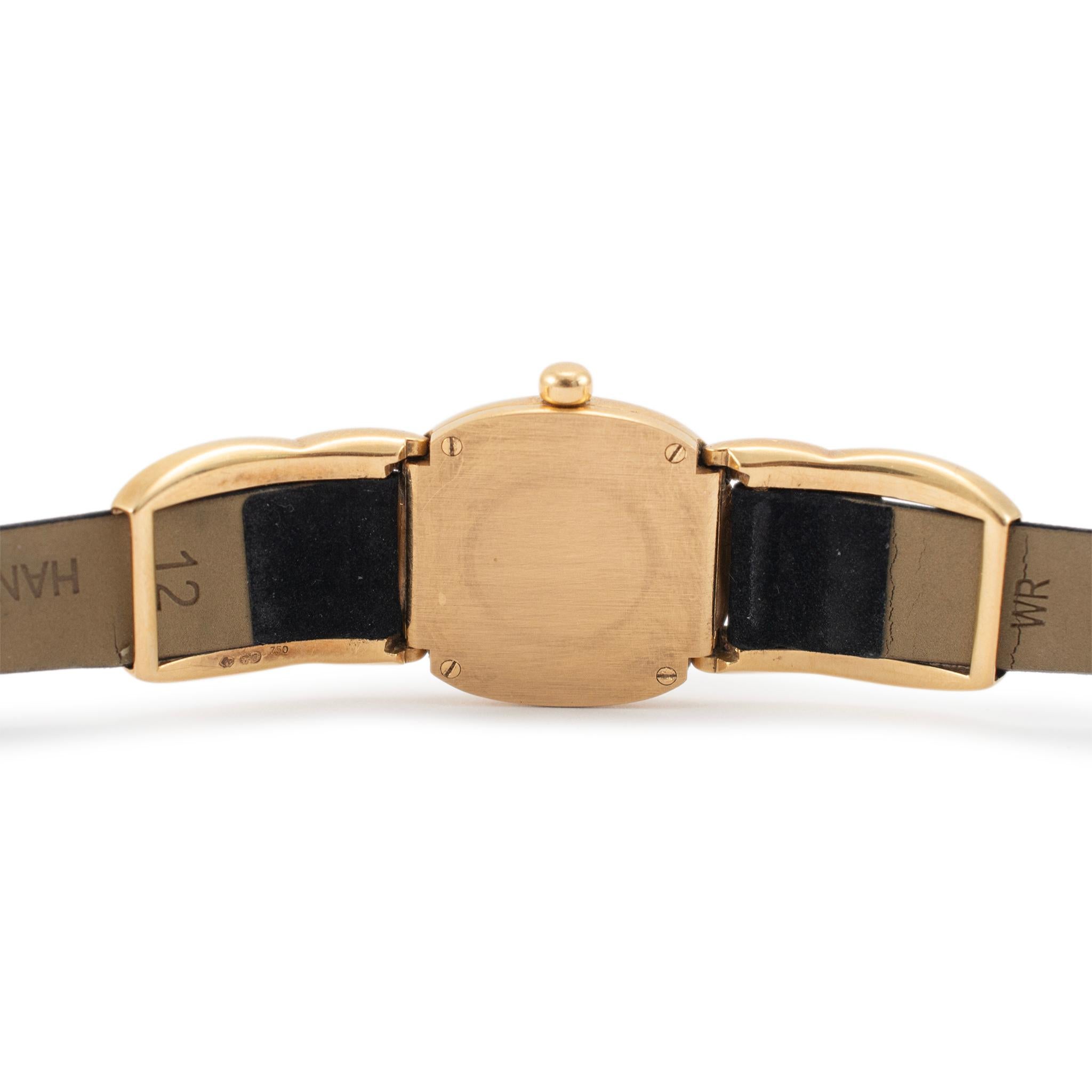 Women's 2002 Patek Philippe Golden Ellipse 23MM 4830J 18K Yellow Gold Ladies Watch