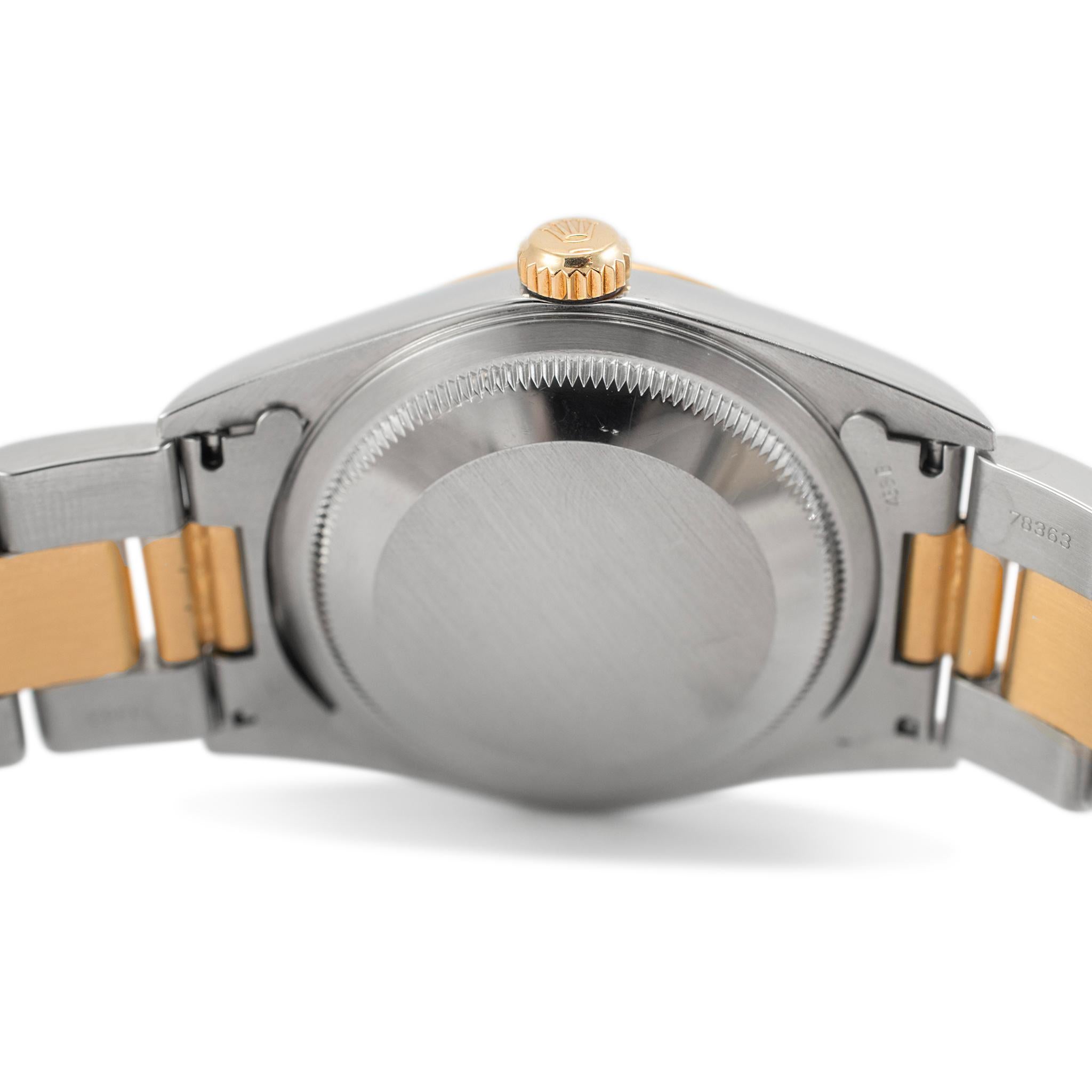 Women's or Men's 2002 Rolex Datejust 36MM 16203 Two Tone Oyster Yellow Gold Stainless Steel Watch