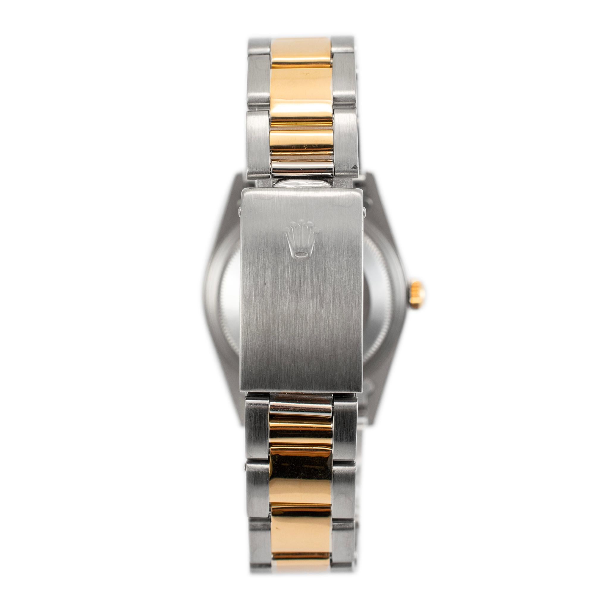 2002 Rolex Datejust 36MM 16203 Two Tone Oyster Yellow Gold Stainless Steel Watch 1