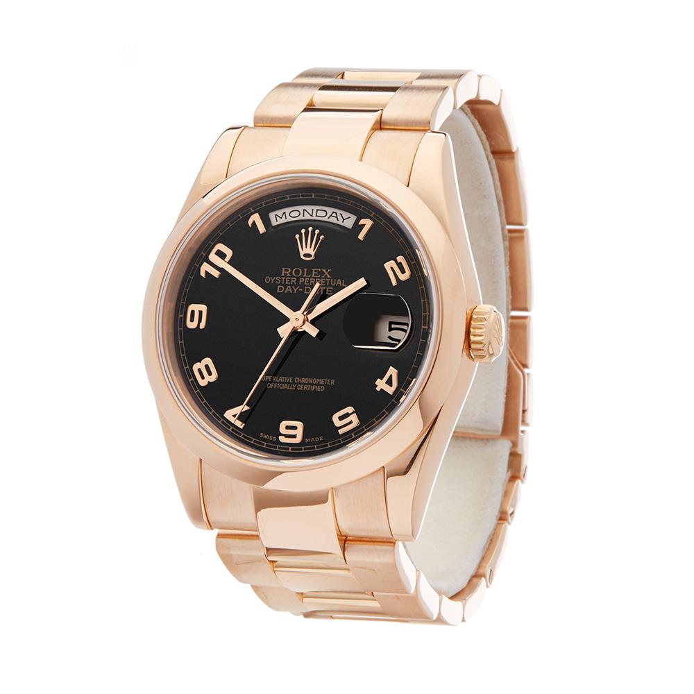 2002 Rolex Day-Date Rose Gold 118205 Wristwatch 1