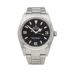 2002 Rolex Explorer I Stainless Steel 114270 Wristwatch