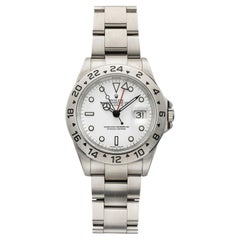 2002 Rolex Explorer II 16570 Stainless Steel White Polar Dial Automatic 40mm