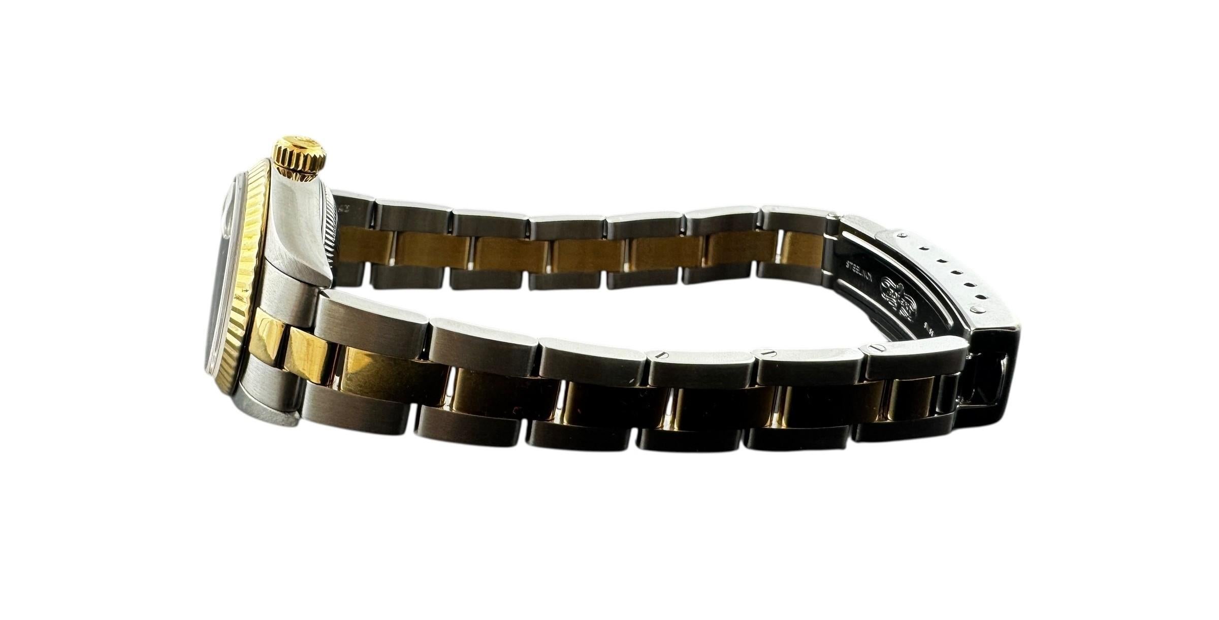 2002 Rolex Ladies DateJust Reloj Esfera Diamante Azul Dos Tonos 79173 #23237 en venta 8