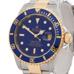 2002 Rolex Submariner Steel & Yellow Gold 16613LB Wristwatch