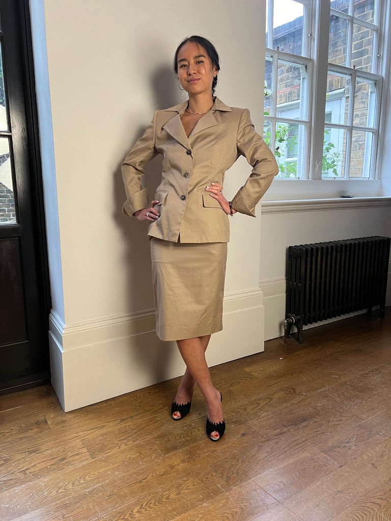 2002 Tom Ford for Yves Saint Laurent Safari Collection Suit For