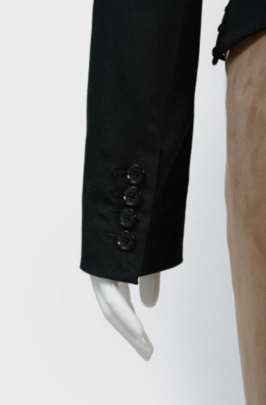 2002 Vintage Dolce & Gabbana Corseted Black Blazer  2