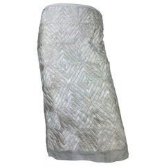 2002 Vintage Tom Ford für Gucci Handbestickter Rock in Perlen 40 - 4