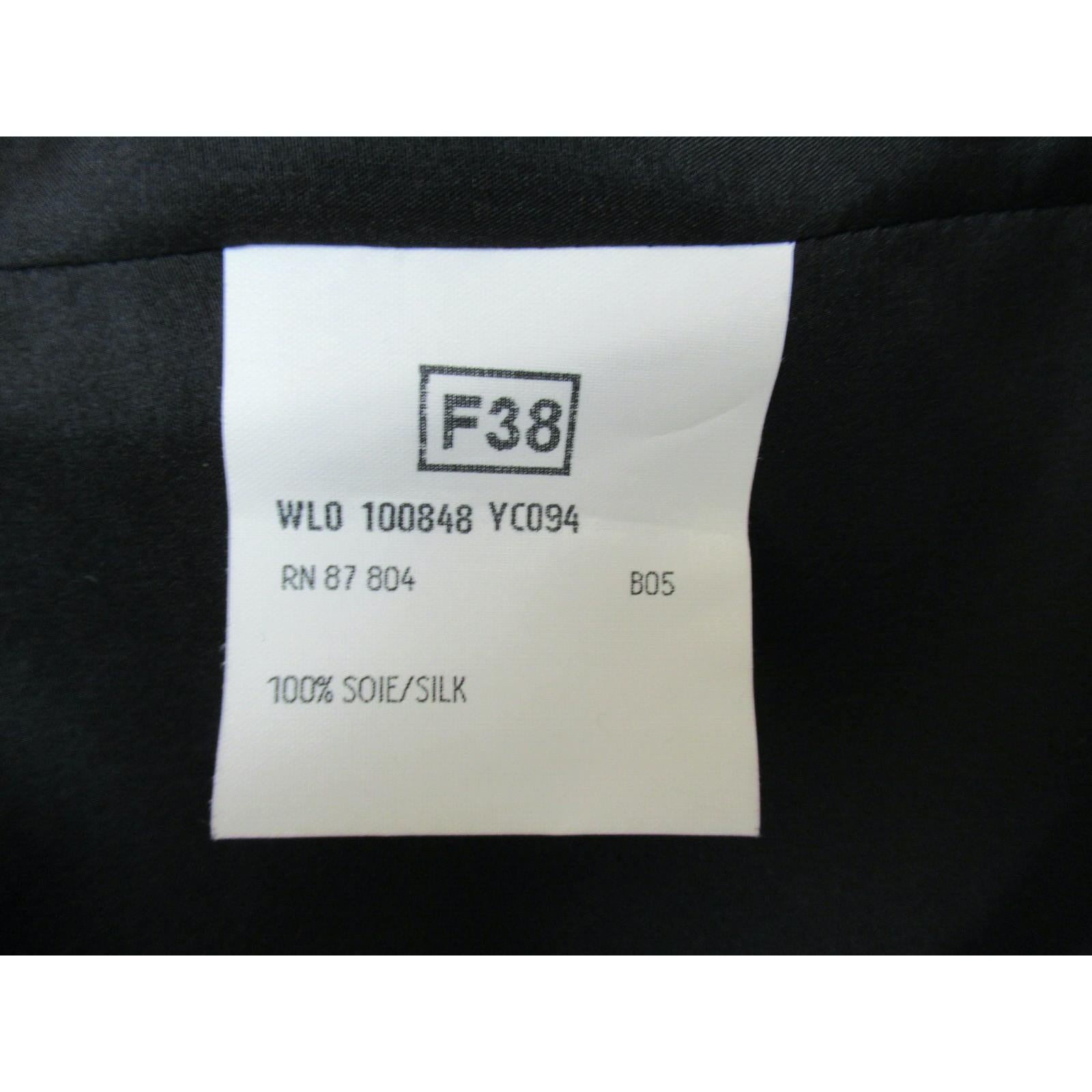 2002 Vintage Tom Ford for Yves Saint Laurent Black Embellished Suit 1