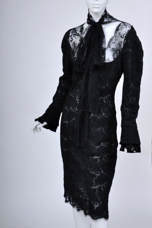 tom ford lace dress