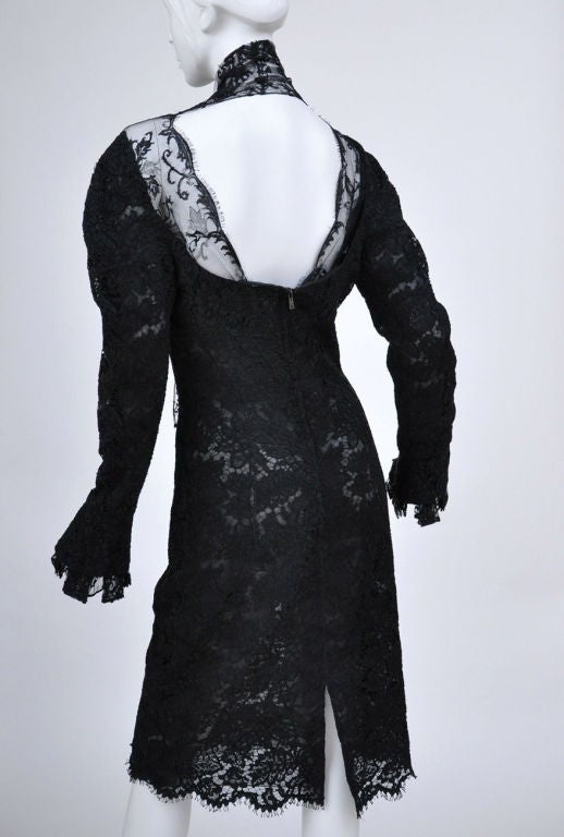 ysl black dress