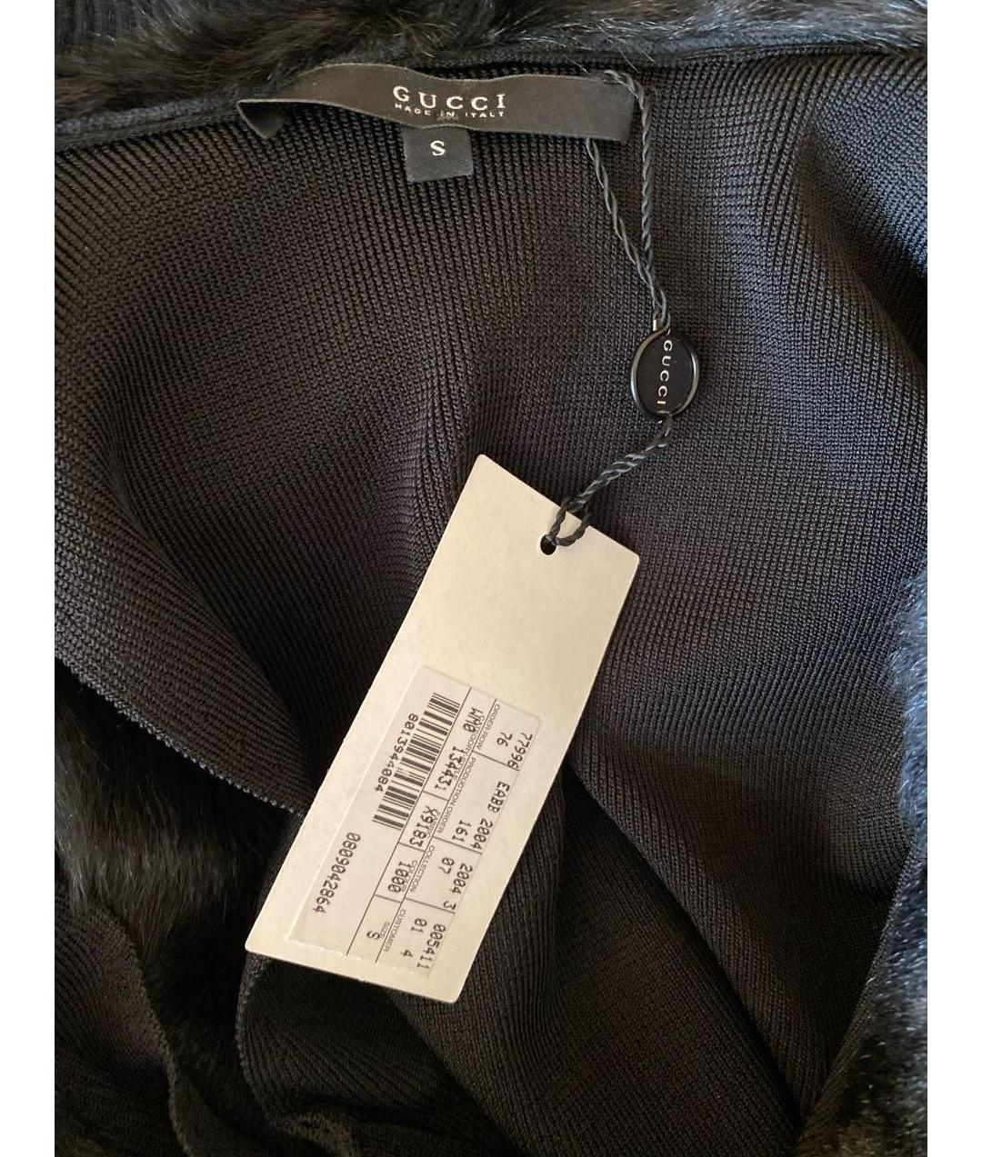 2003 / 2004 Gucci Black Fur Jumper/Top new NWT en vente 9