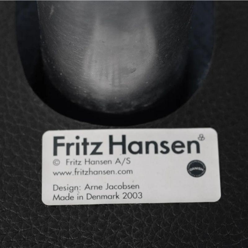 2003 Arne Jacobsen for Fritz Hansen Egg Chair in Purple Fabric 2x Avail For Sale 2