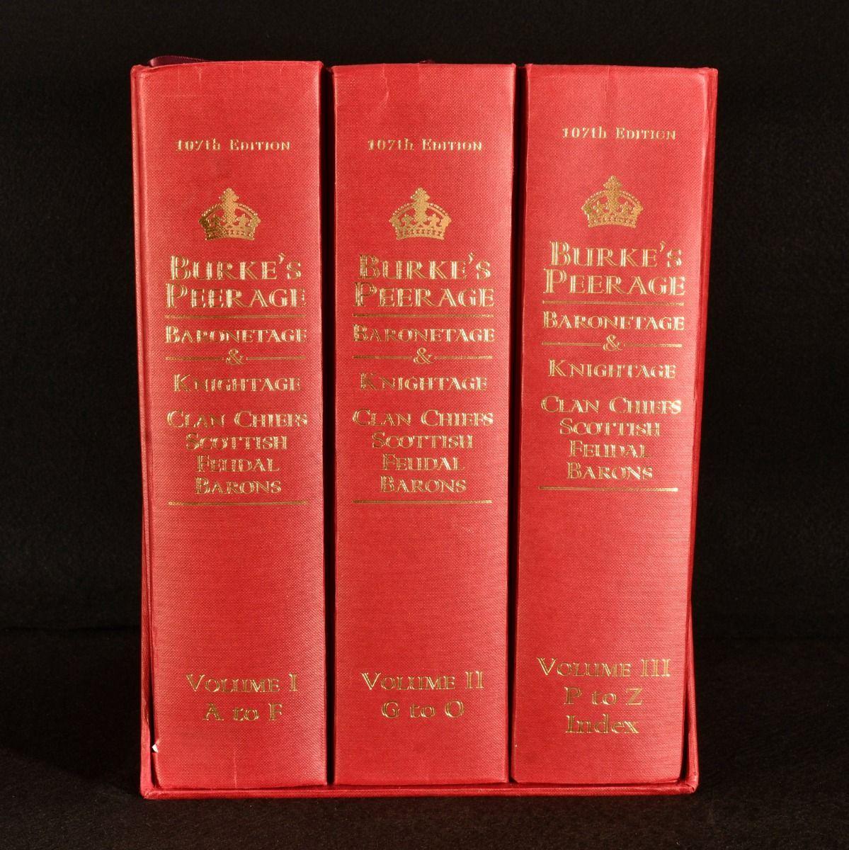 British 2003 Burke's Peerage, Baronetage and Knightage For Sale