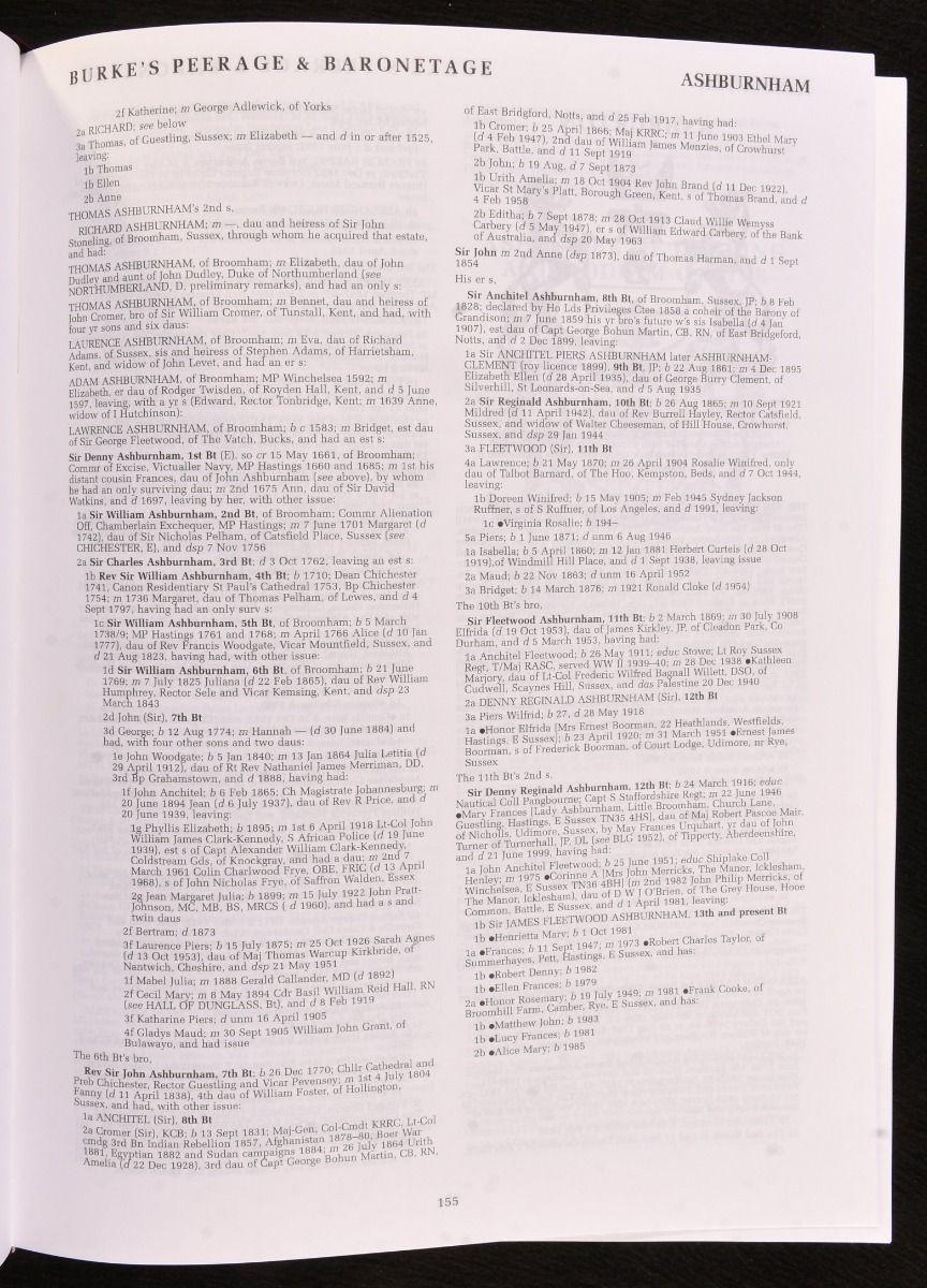 2003 Burke's Peerage, Baronetage and Knightage For Sale 2