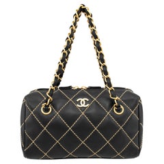 chanel wild stitch flap for sale