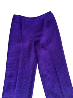 2003 Chanel Boucle Lila Hose 34