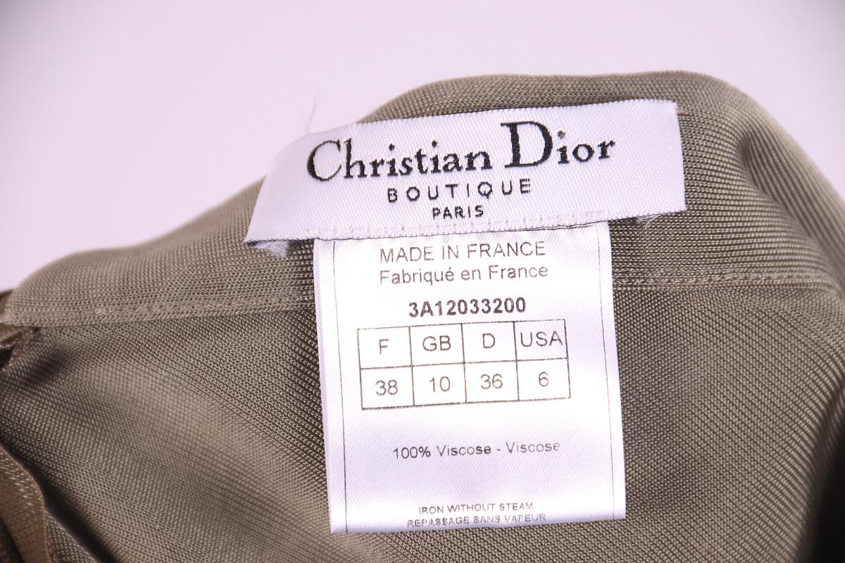 2003 Christian Dior By John Galliano Aw03 Rock aus geraffter Viskose mit Rüschen im Angebot 4