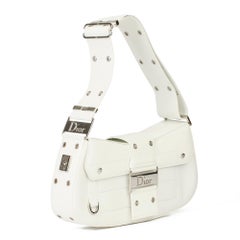 2003 Christian Dior White Calfskin Leather Columbus