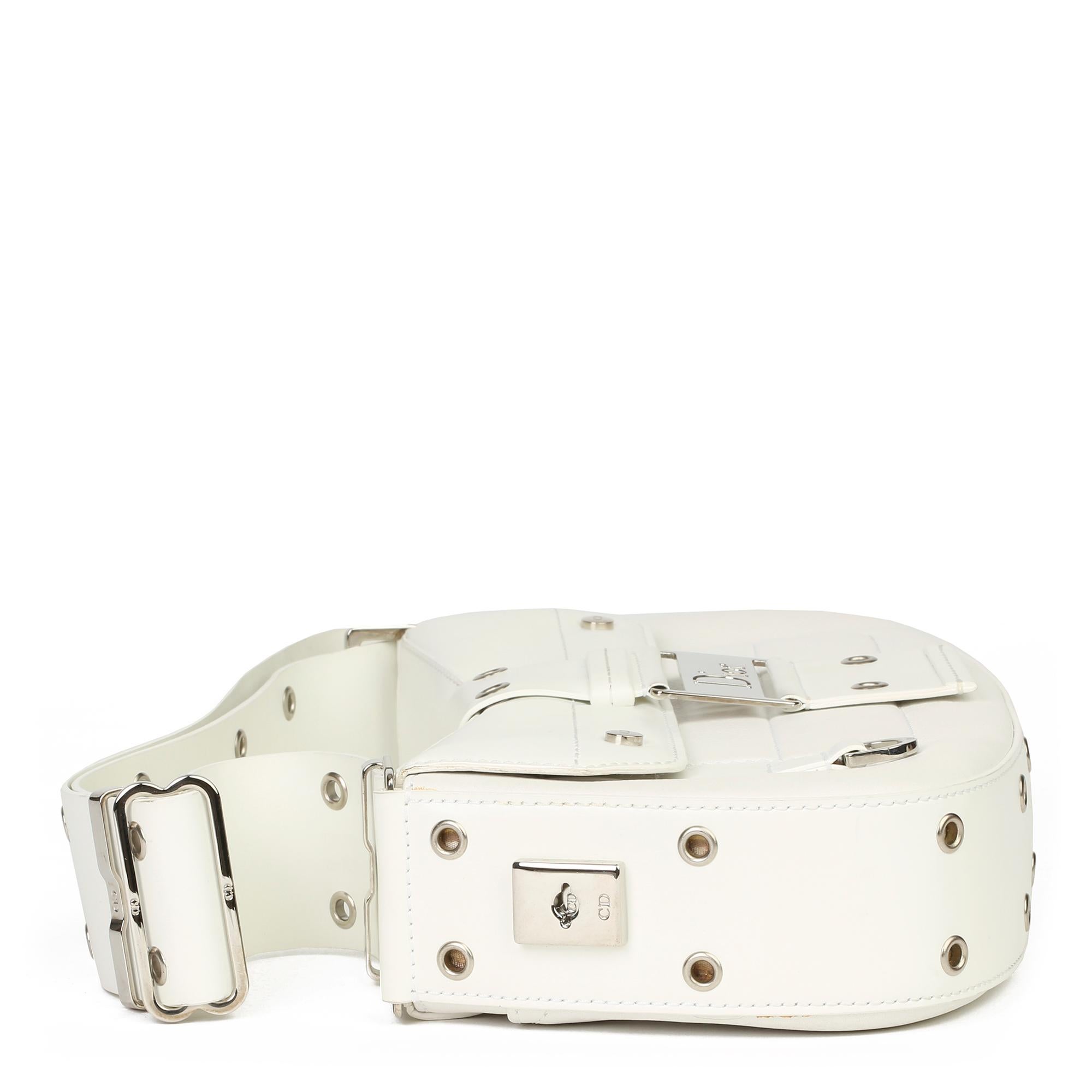dior columbus bag white