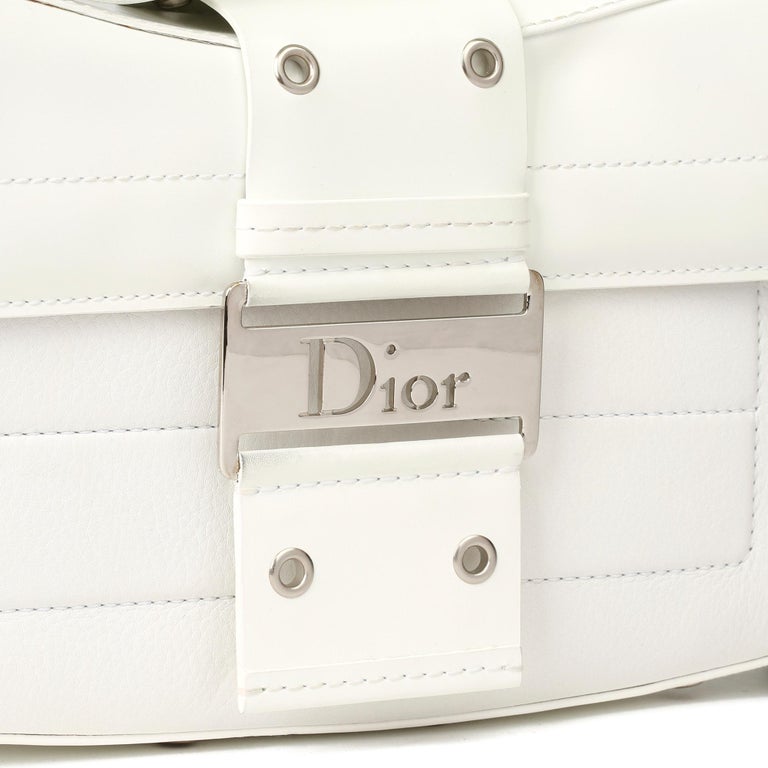 Dior Crisp White Leather Columbus Bag – Entourage Vintage