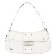 2003 Christian Dior Weißes Kalbsleder Columbus