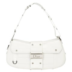 2003 Christian Dior White Calfskin Leather Columbus