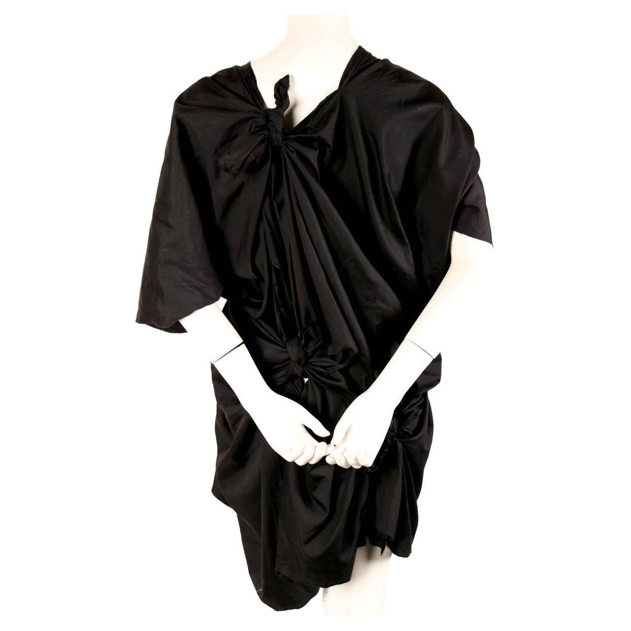 Women's or Men's 2003 COMME DES GARCONS black knotted dress