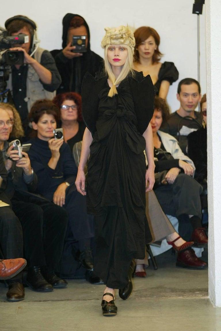 2003 COMME DES GARCONS black knotted dress 3