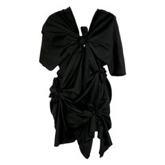 2003 COMME DES GARCONS black knotted dress