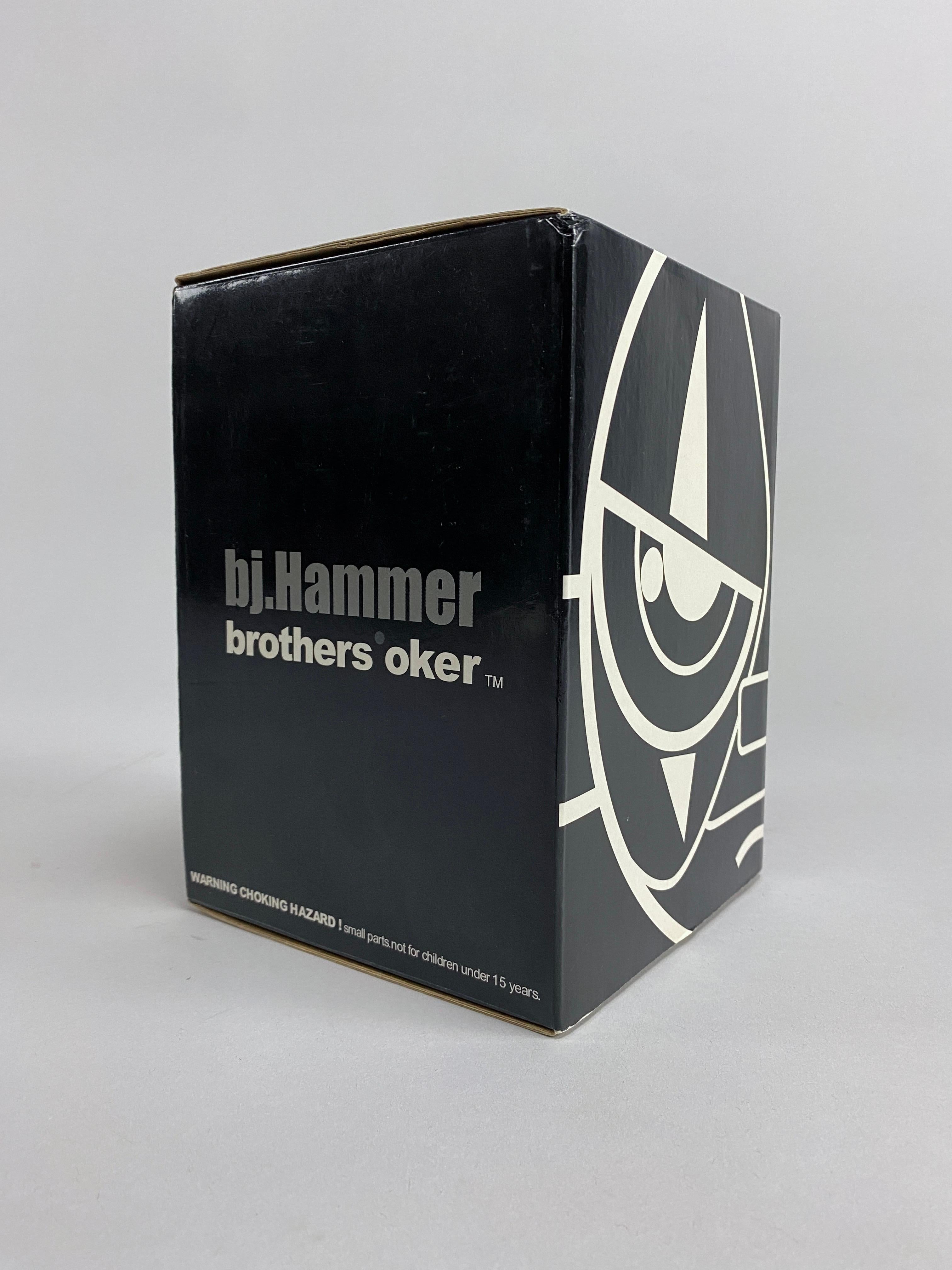 Unleash the power of imagination with the rare and coveted limited edition glow-in-the-dark BJ Hammer designer toy by Brothersfree, a true gem for collectors and enthusiasts alike. Crafted with passion and precision, this exclusive edition, limited