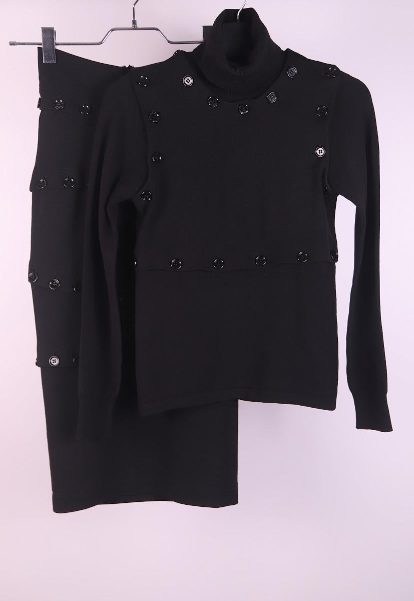2003 Dolce Gabbana AW2003 turtleneck suit with skirt runway In condizioni buone in vendita a Алматинский Почтамт, KZ