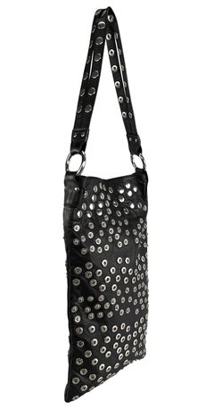 2003 Dolce & Gabbana Runway Snap Adjustable Black Leather Long Shoulder Tote Bag