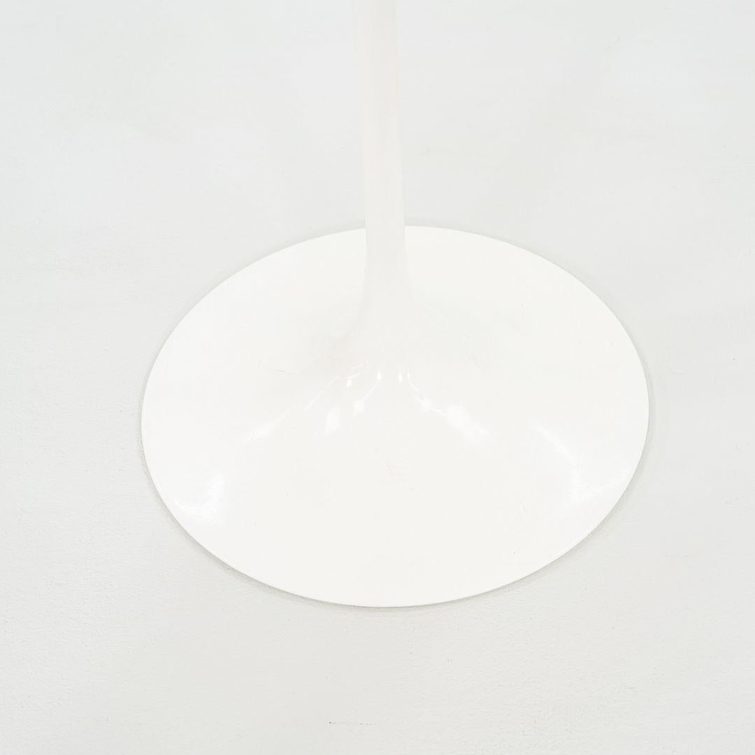 2003 Eero Saarinen for Knoll Tulip Side Table in Calacatta Gold Marble 20