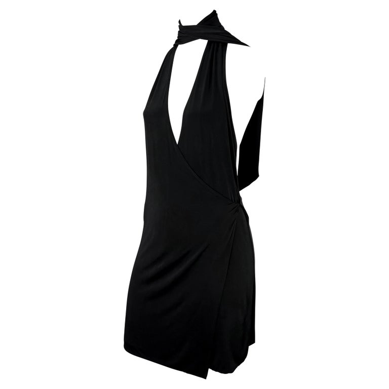 bodycon dresses asos Black Sleeveless Knee-Length Wrap Dress S (4 main image 0