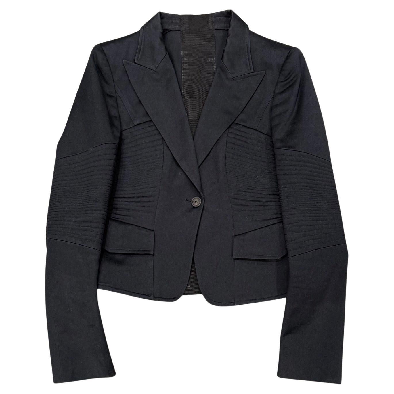 2003 Gucci by Tom Ford paneled blazer