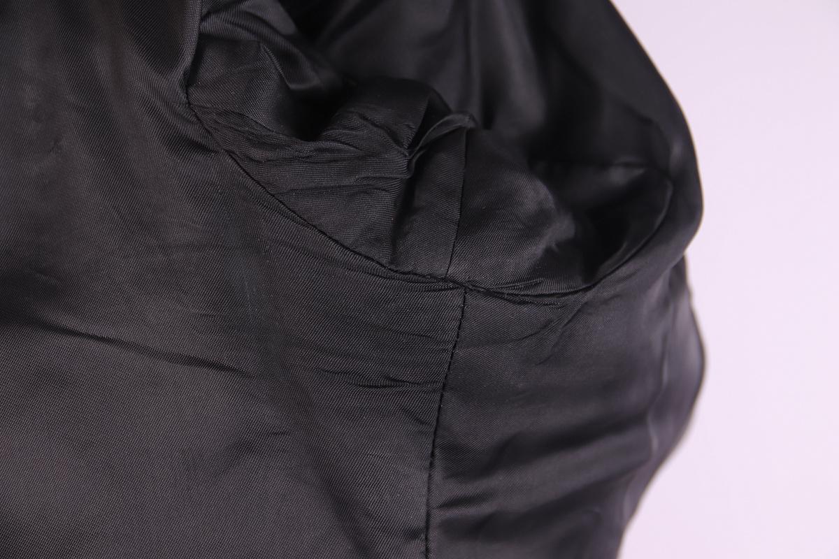 Nero 2003 Gucci Tom Ford 03-04 giacca in pelle con pelliccia in vendita