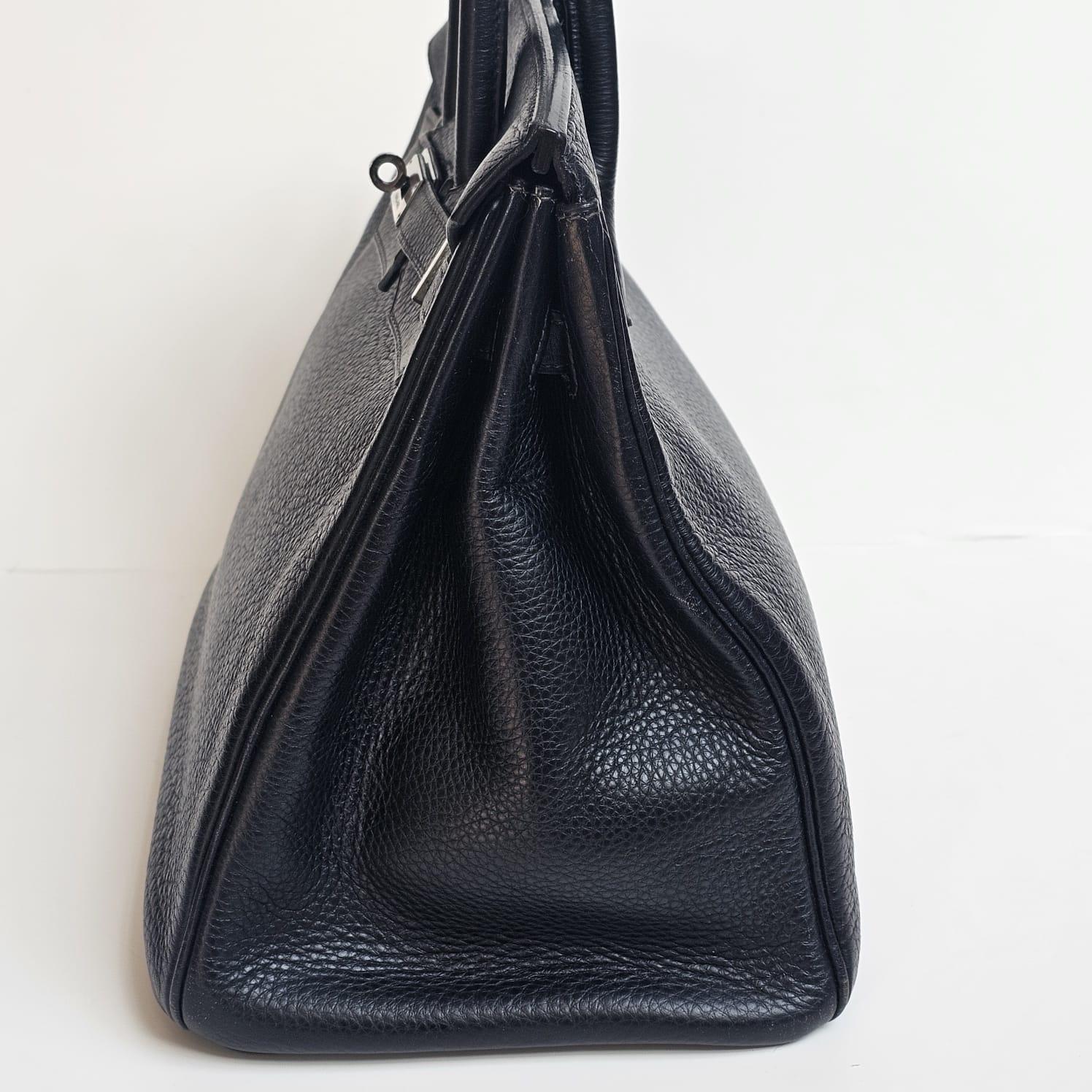 2003 Hermes Black Togo Birkin 35 Bag 14