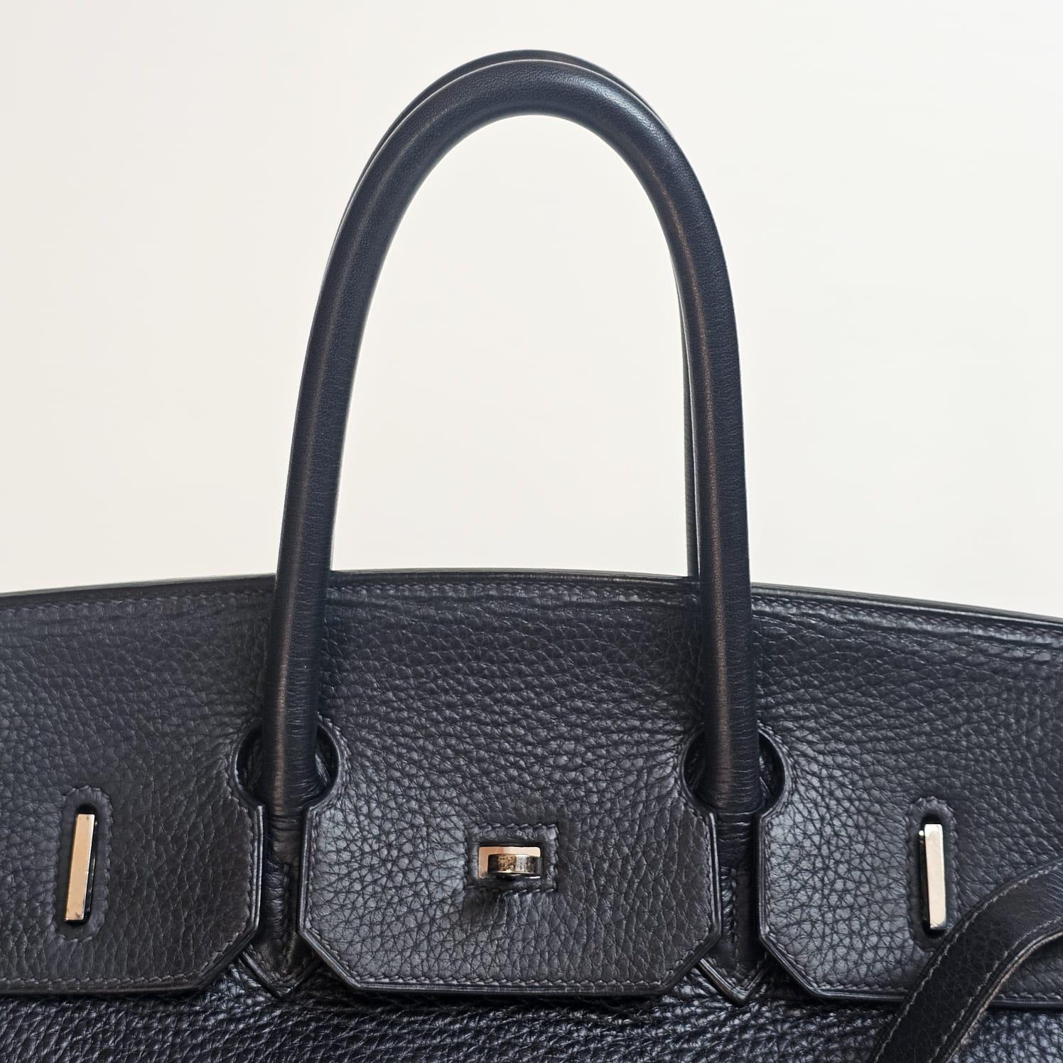 2003 Hermes Black Togo Birkin 35 Bag 15