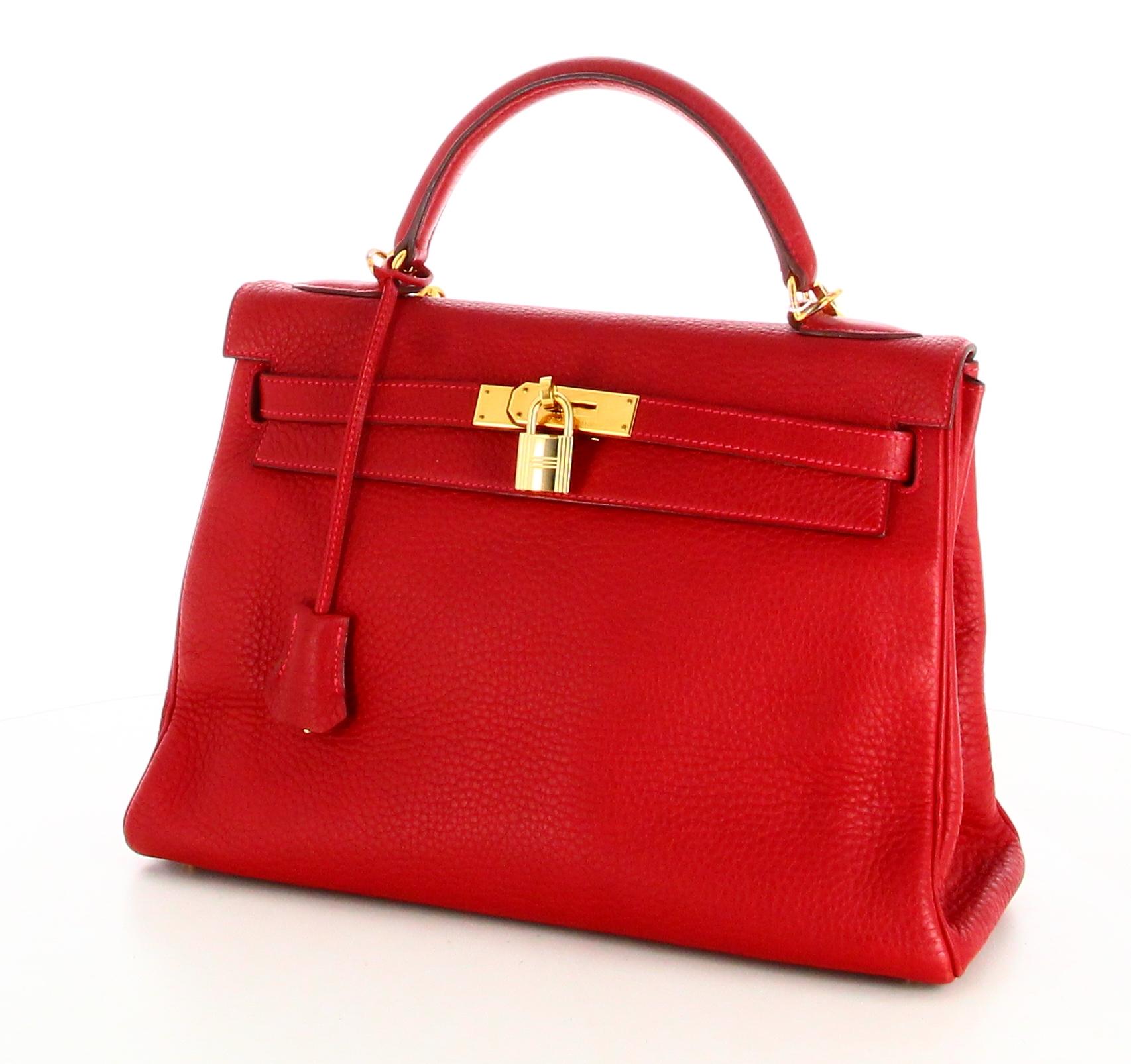 Women's 2003 Hermès Clemence Kelly Handbag Returns 32