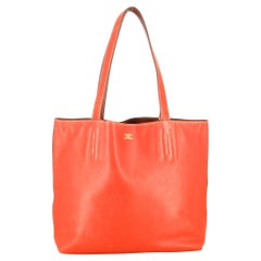 Used 2003 Hermès Red Leather Handbag   Double sens