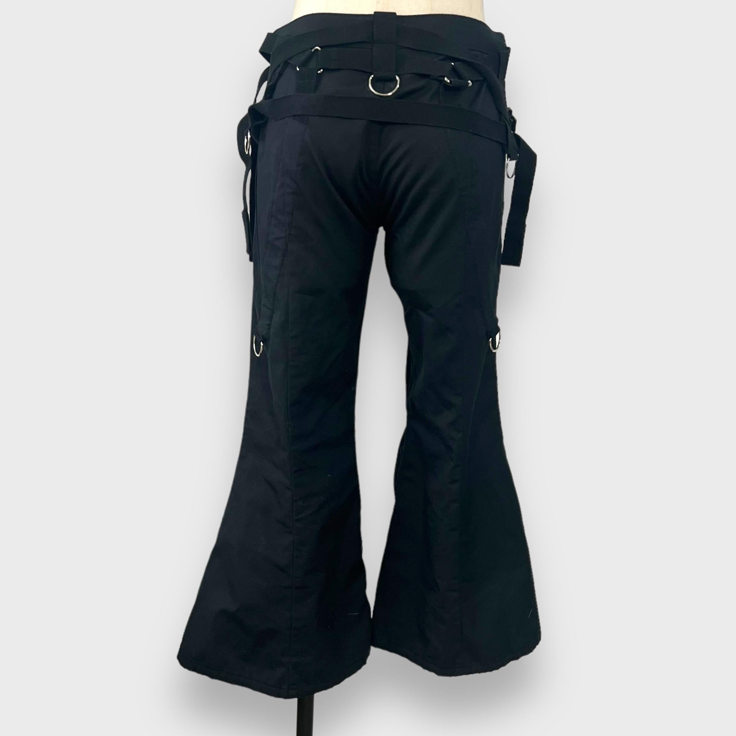 2003 Junya Watanabe for Comme des Garcons Black Parachute Pants 3