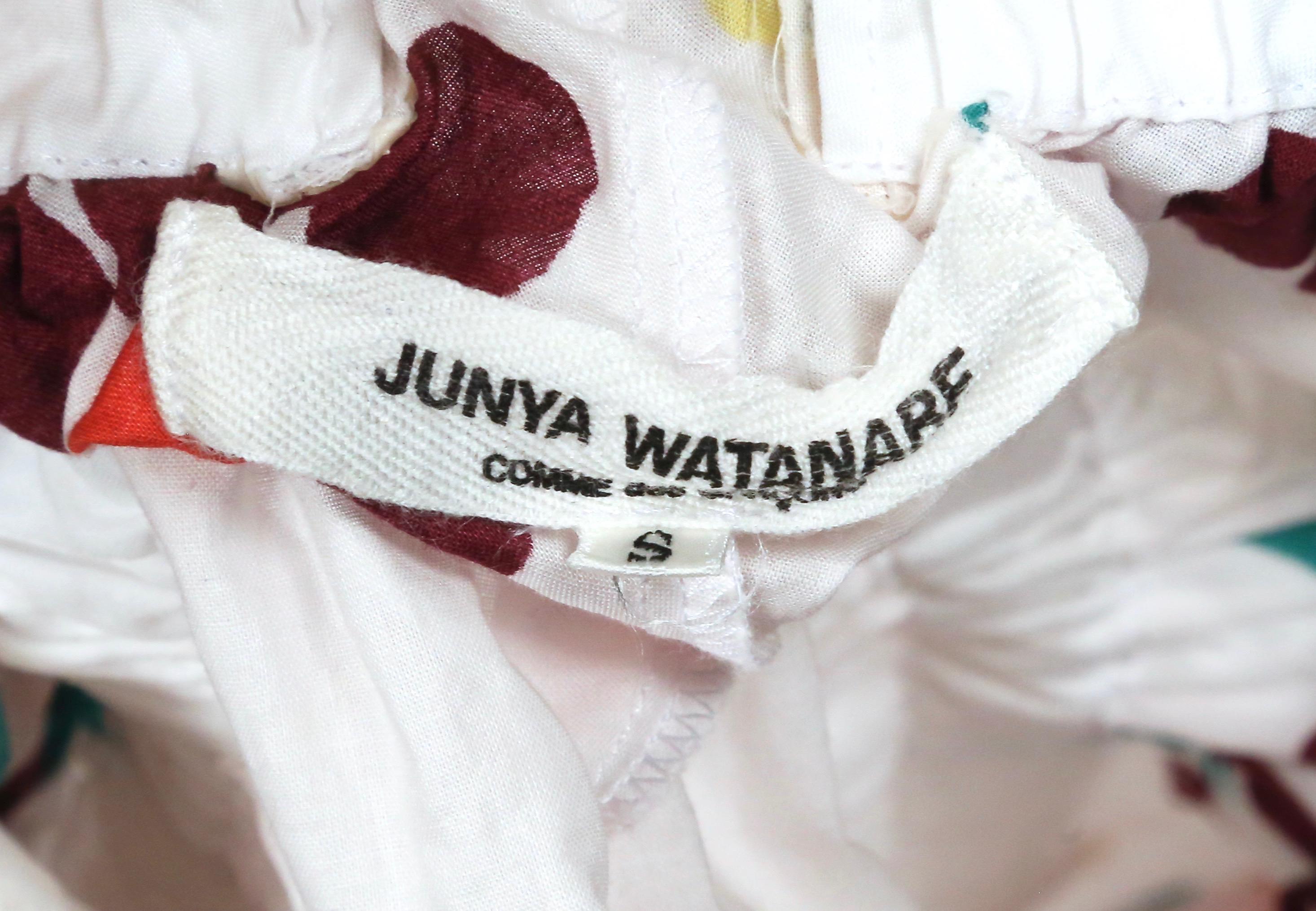 2003 JUNYA WATANABE fruit printed cotton parachute RUNWAY dress 3