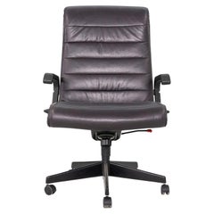 2003 Knoll Sapper High Back Swivel Office Chair by Richard Sapper in Leather