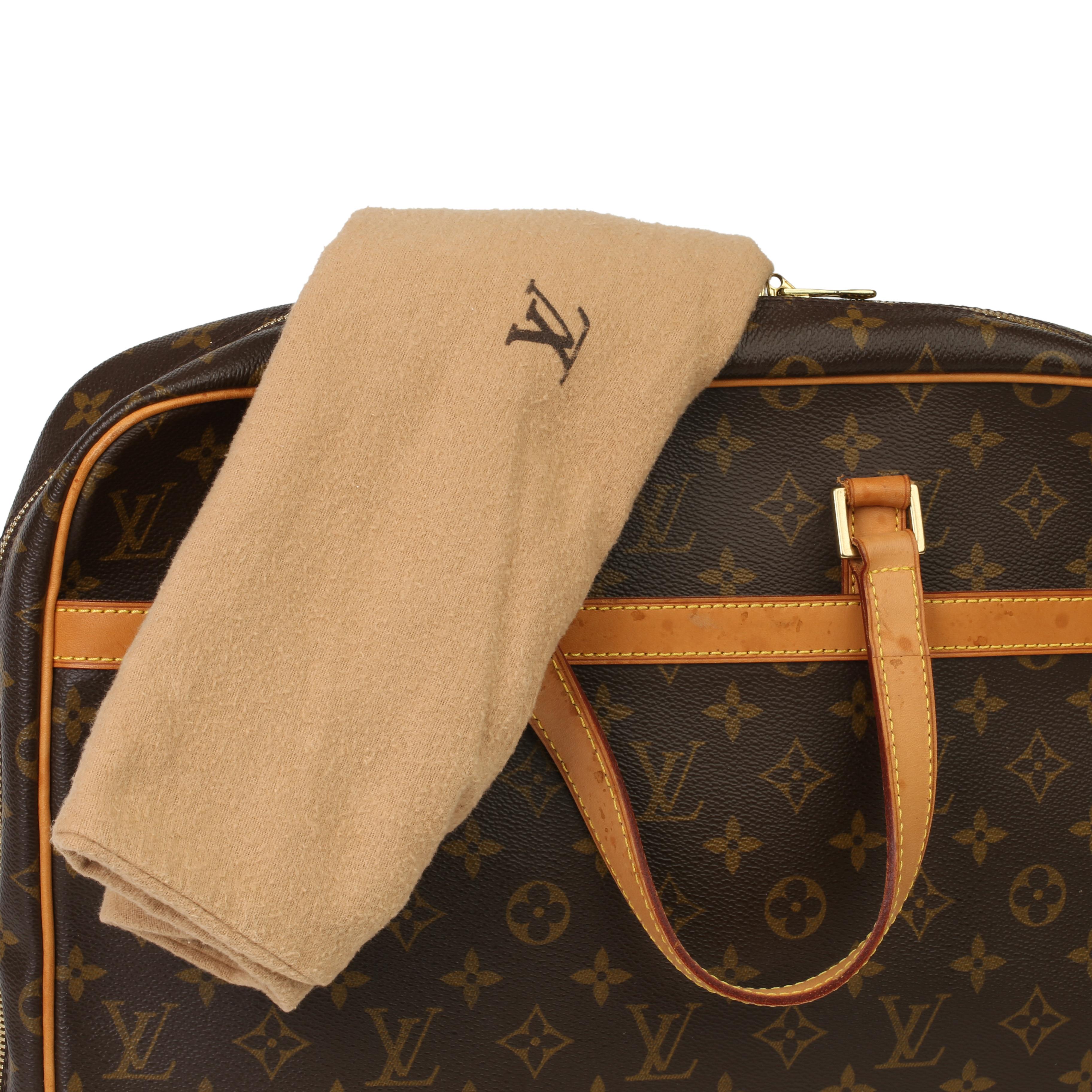 2003 Louis Vuitton Brown Monogram Canvas & Vachetta Porte-Documents Briefcase 5