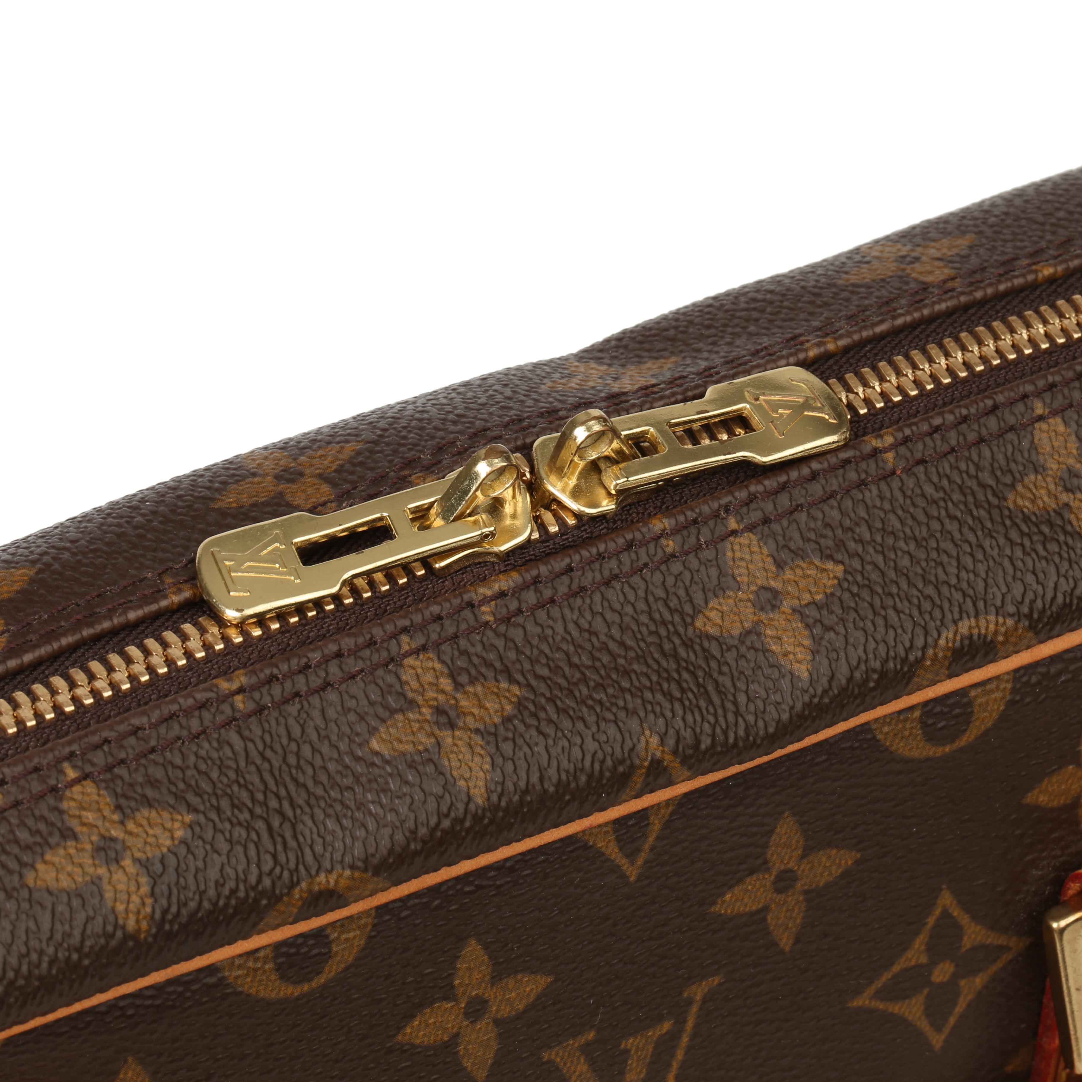 2003 Louis Vuitton Brown Monogram Canvas & Vachetta Porte-Documents Briefcase 1