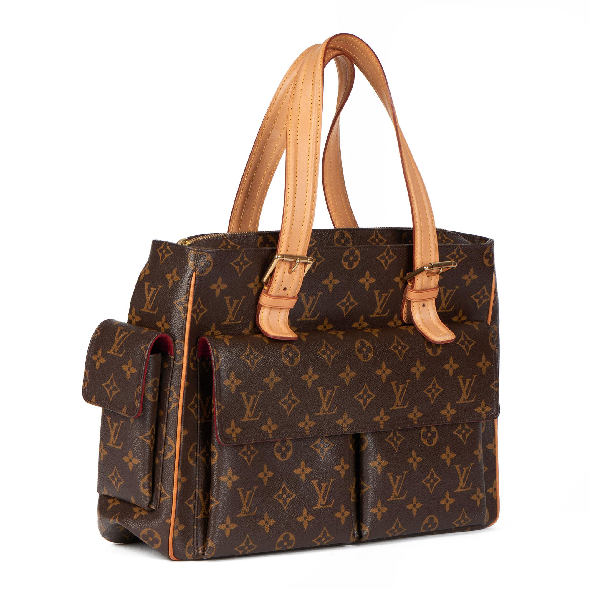 LOUIS VUITTON
Brown Monogram Coated Canvas & Vachetta Leather Multipli Cite

Xupes Reference: CB374
Serial Number: MB1013
Age (Circa): 2003
Authenticity Details: Date Stamp (Made in France) 
Gender: Ladies
Type: Shoulder, Tote

Colour: