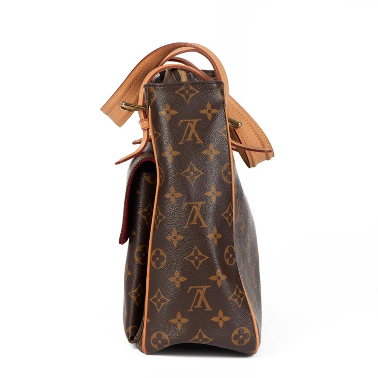 Pre-owned Louis Vuitton 2003 Cite Mm Shoulder Bag In Brown