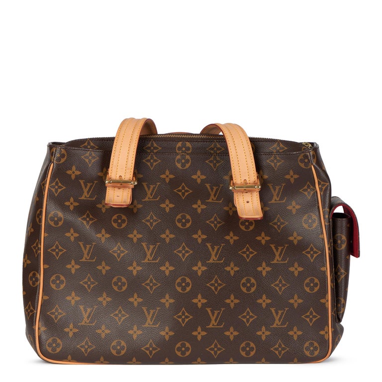Pre-owned Louis Vuitton 2003 Cite Mm Shoulder Bag In Brown